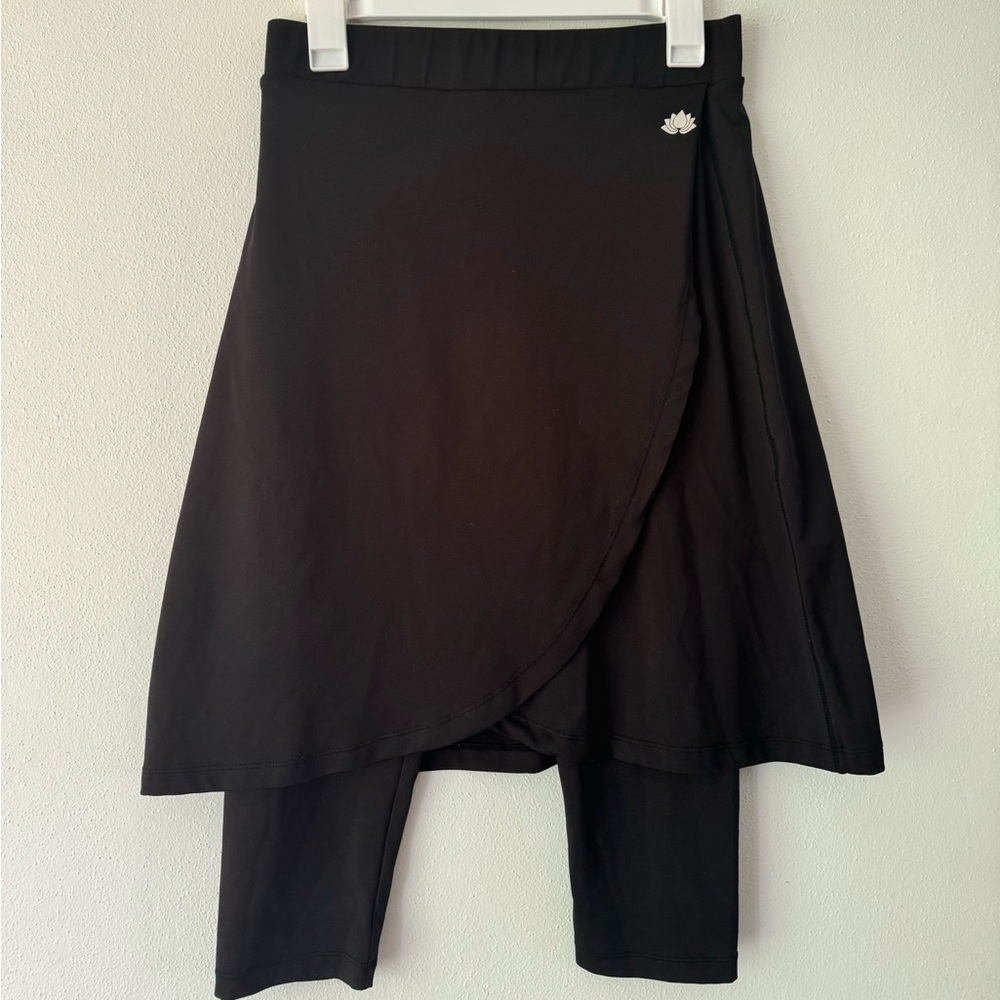 Black Mini Wrap Skirt for Work